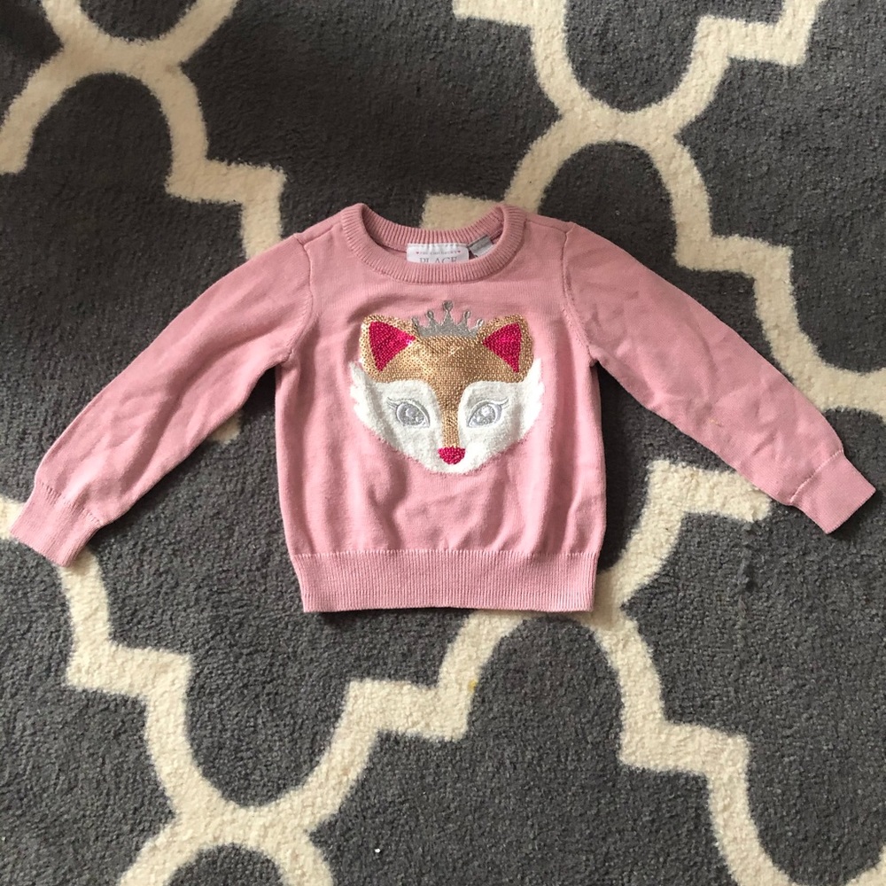 The Children’s Place Fox Sequins Sweater